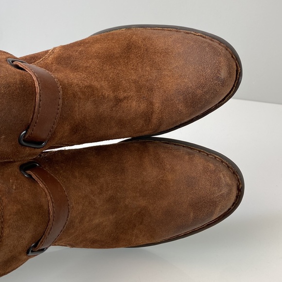 Born Kristina Rust/Brown Booties Size 8 - Picture 12 of 15